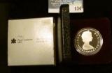 1985 Royal Canadian Mint Proof-like Silver Dollar.