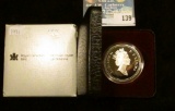 1989 Royal Canadian Mint Proof-like Silver Dollar.