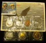 1998 W Royal Canadian Mint Brilliant Uncirculated Set of Coins.