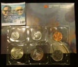 1999 Royal Canadian Mint Test Plating Set. Mintage of only 20,000.