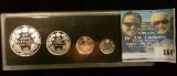 1908-1998 Royal Canadian Mint 90th Anniversary Proof Sterling Silver Coin Set, missing Cent.