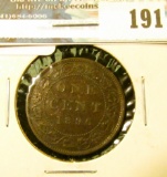 1896 Canada Large Cent. VF+