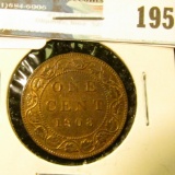 1908 Canada Large Cent. Mostly Red Uncirculated.