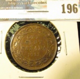 1911 Canada Large Cent. Brown AU.