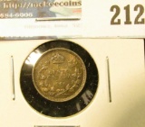 1906 Canada Five Cent Silver. EF.