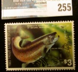 1983 Artist Signed Trout Stream Stamp Minnesota Department of Natural Resources. Mint condition.