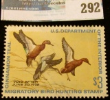 RW38 1971 Federal Migratory Bird Hunting and Conservation Stamp, not signed, hinged.