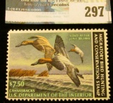 RW49 1982 Federal Migratory Bird Hunting and Conservation Stamp, not signed, NH, OG, VF.