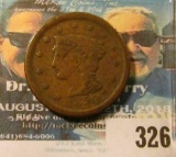 1850 U.S. Large Cent, Fine.