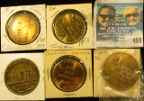 1882-1982 Neola, Ia. Centennial Medal, 39mm, Brass, BU; 1904-2004 Yetter, Ia. Centennial Medal, 39mm