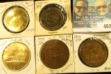 1870-1970 Hawkeye, Ia. Centennial Medal, Brass, BU; 1869-1969 Emerson, Ia. Centennial Medal, antique