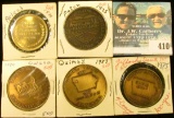 1884-1984 Owasa, Iowa Centennial Medal, brass, 39mm, BU; 1887-1987 Quimby, Iowa Centennial Medal, br