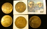 1883-1983 Gravity, Iowa Centennial Brass Medal, BU; 