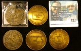 1976 Bicentennial Medals: Scandinavian Dollar Story City; Alexander, Ia.; Muscatine, Ia.; Colo, Ia.;