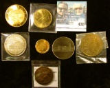 1974 Amana Colonies, Iowa Brass, BU Medal; Ankeny, Ia, Aviation Medal; 1969 Carrol, Iowa 