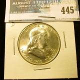 1950 D Franklin Half Dollar, Brilliant Uncirculated.