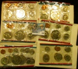 1974, 75, 76, 77, 78, & 79 U.S. Mint Sets. All original as issued. (total face value $19.10)