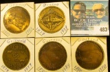 (5) Different Iowa Centennial Medals, includes: Gladbrook, Gravity, Greene, Griswold, & Guernsey, Io