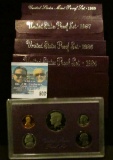 1984, 1986, 1987, AND 1987 PROOF SETS