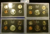 1968, 1969, 1970, AND 1972 PROOF SETS