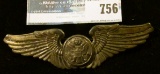 STERLING SILVER AIR FORCE PILOT'S WINGS