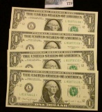 4 CONSECUTIVE SERIES 1988-A ONE DOLLAR STAR NOTES