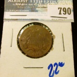 1868 TWO CENT PIECE