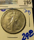 1918 WALKING LIBERTY HALF DOLLAR