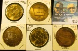 (5) Different Iowa Centennial Medals, includes: Halbur, Ely, Keswick, Gray, & Garrison, Iowa.