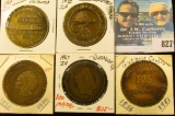 (5) Different Iowa Quasquicentennial Medals, includes: Guthrie Center, Quasqueton, Denver, Independe