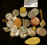 (25) Mixed Tokens, trinkets, and medals.