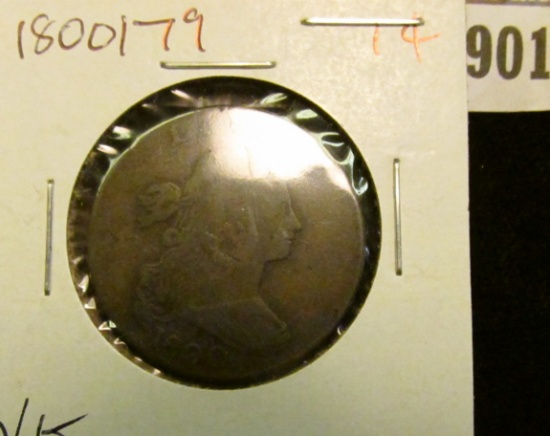 901 _ 1800/79 U.S. Large Cent, VG.
