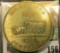 1872 1972 Miles, Iowa Centennial Medal, 39mm, antiqued brass.