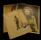 (3) different autographed B & W still Photos of famous Movie Stars including Fredend Rowl& Marirn; R