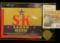 S-K Brewing Co. St. Louis, Mo. Lager Beer Label & original brass Token.