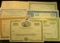 Selection of memorabilia including Stock Certificates from 
