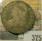 1826 U.S. Capped Bust Half Dollar, minted in the same year that 'The American Temperance Society' wa