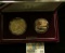 1992 S U.S. Proof Olympics Silver Dollar and Half-Dollar, Baseball & Gymnast in original box of issu