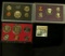 1970 S U.S. Silver Proof Set, 1973 S & 90 S U.S. Proof Sets, all original as issued.