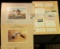 Two Different Duck Stamp posters (1988 & 89)l & a large group of old Hunting License, many of which