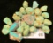 (22) Pieces of Raw or Semi-polished Turquoise Specimens.