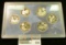 2009 S United States Mint District of Columbia & U.S. Territories Quarters Proof Set. (5 pieces).