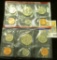 1991 U.S. Mint Uncirculated coin set, D and P marks, as issued.