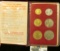 1970 Coins of Israel issued by the Bank of Israel Jerusalem Specimen Set in original holder. Gem BU.