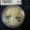 1987 S Proof One Ounce .999 fine Silver American Eagle Dollar. Encapsulated.