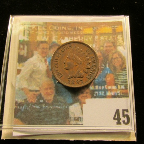 1897 Indian Head Cent, EF.