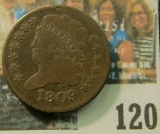 1809 U.S. Classic Head Half Cent, VG.