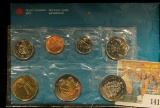 1999 Royal Canadian Mint Set, Seven-piece. Original as issued.