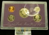 1990 S U.S. Proof Set, Original as issued.