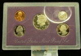 1991 S U.S. Proof Set, Original as issued.